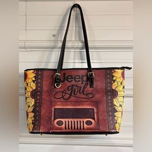 Jeep Girl Sunflower Purse